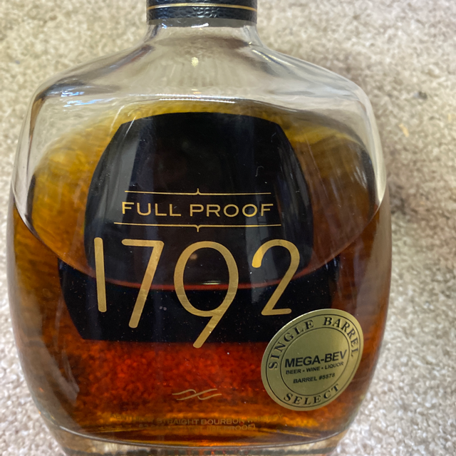 1792 Full Proof Mega-Bev Store Pick Barrel #5578