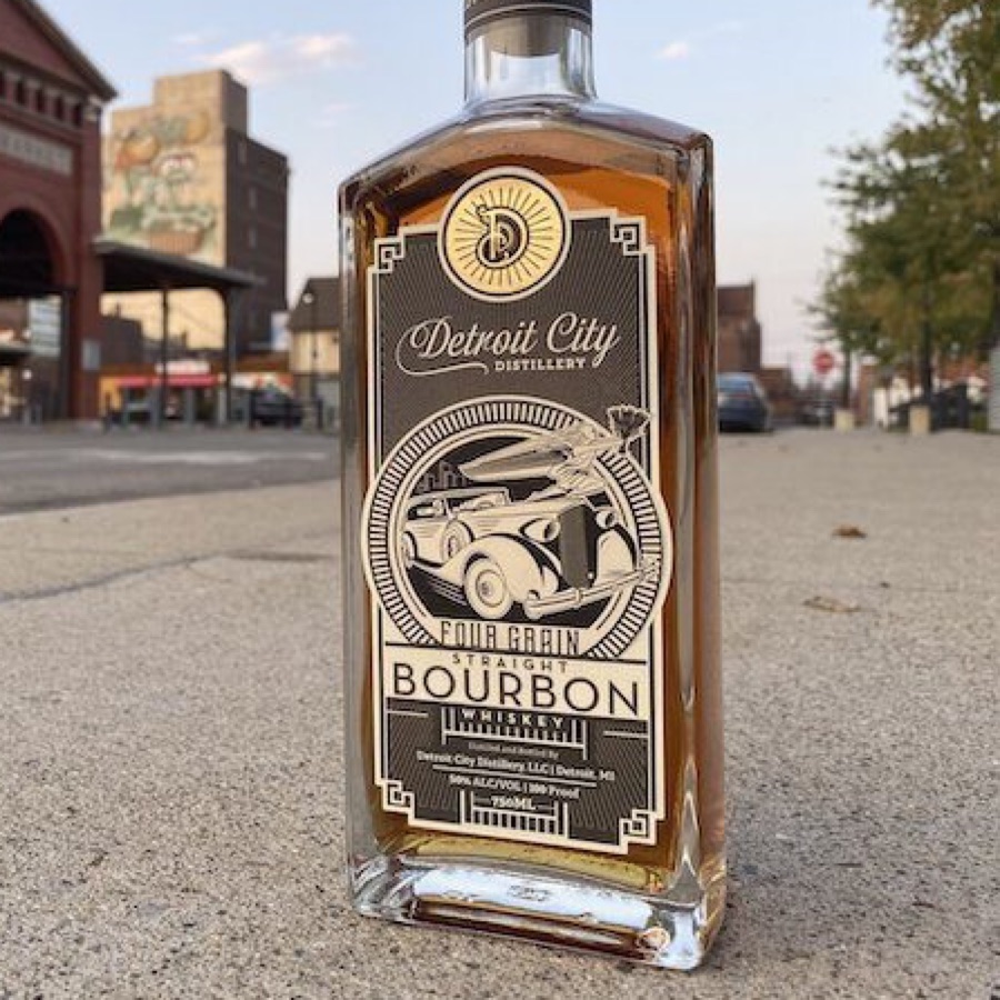Detroit City Distillery Four Grain Straight Bourbon