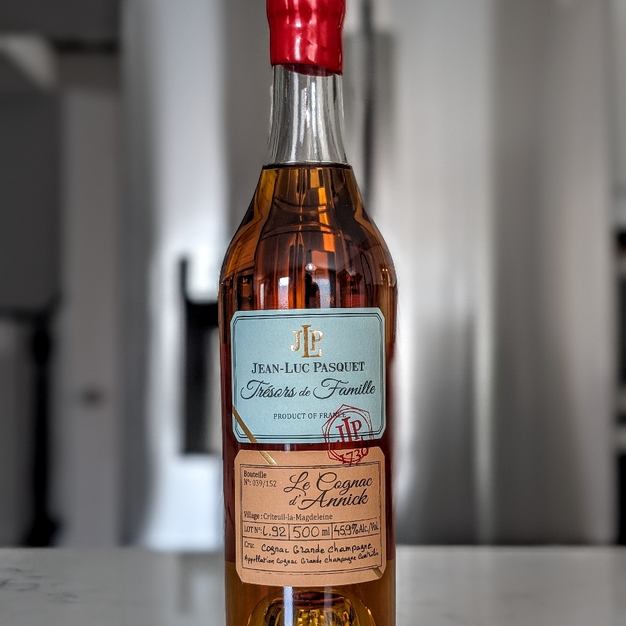 Jean-Luc Pasquet Trésors de Famille Le Cognac d'Annick L.92 Grande Champagne Cognac