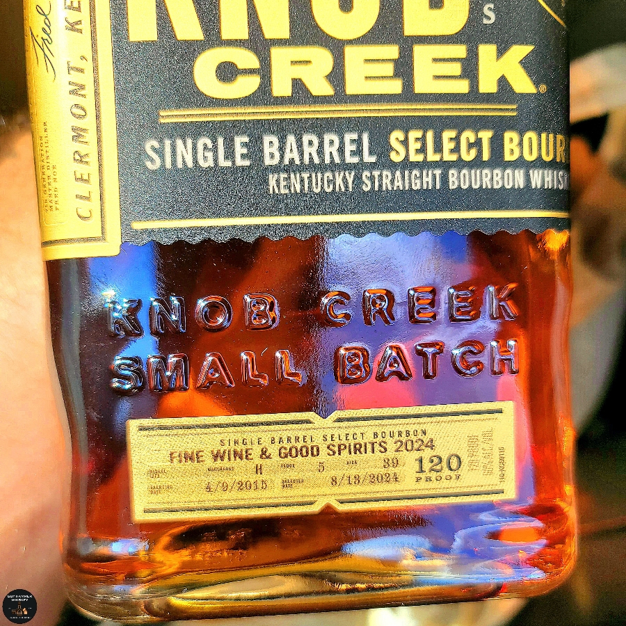 Knob Creek Single Barrel Select Bourbon (FWGS Pick 08/13/2024)