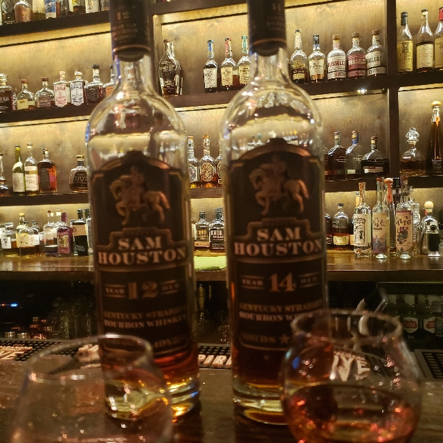 Sam Houston 12 Year Old Straight Bourbon Whiskey Bathch GA1 2020