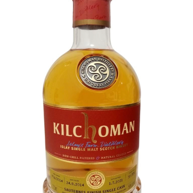 Kilchoman Sauternes Finish Single Cask 706/2014