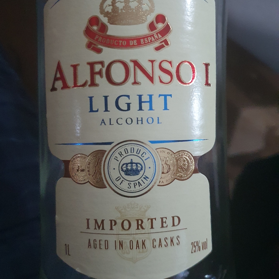 Alfonso 1 Light Alcohol