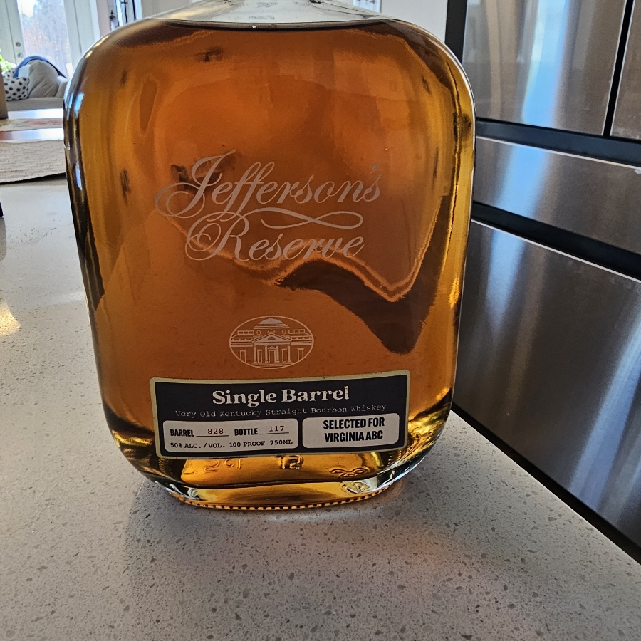 Jefferson's Reserve Single Barrel Virginia ABC