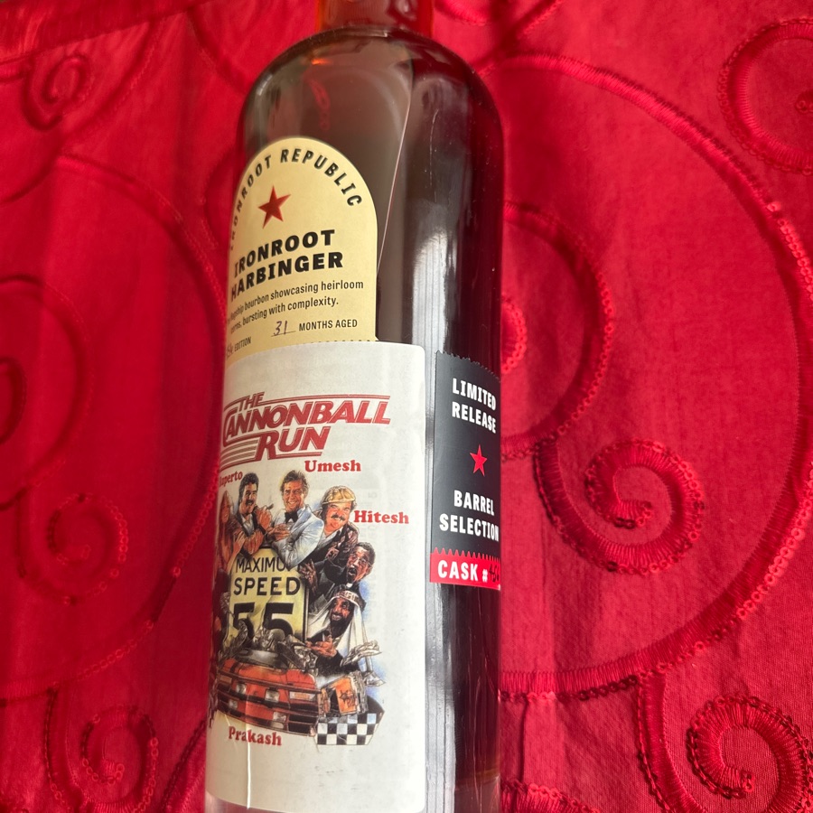 Ironroot Harbinger Cask 456 - "The Cannonball Run" - edition 456