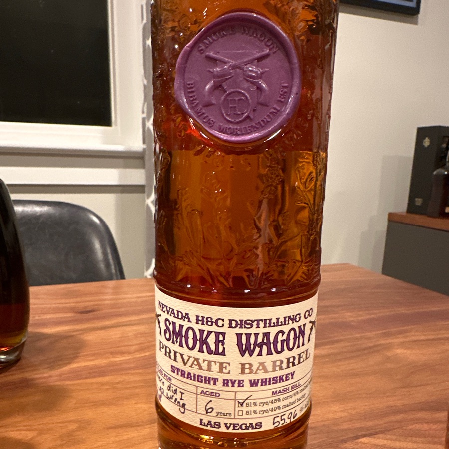 Smoke Wagon Private Barrel Straight Rye Whiskey - Where did I go wrong