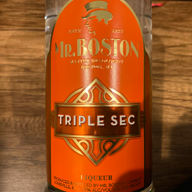 Mr. Boston Triple Sec