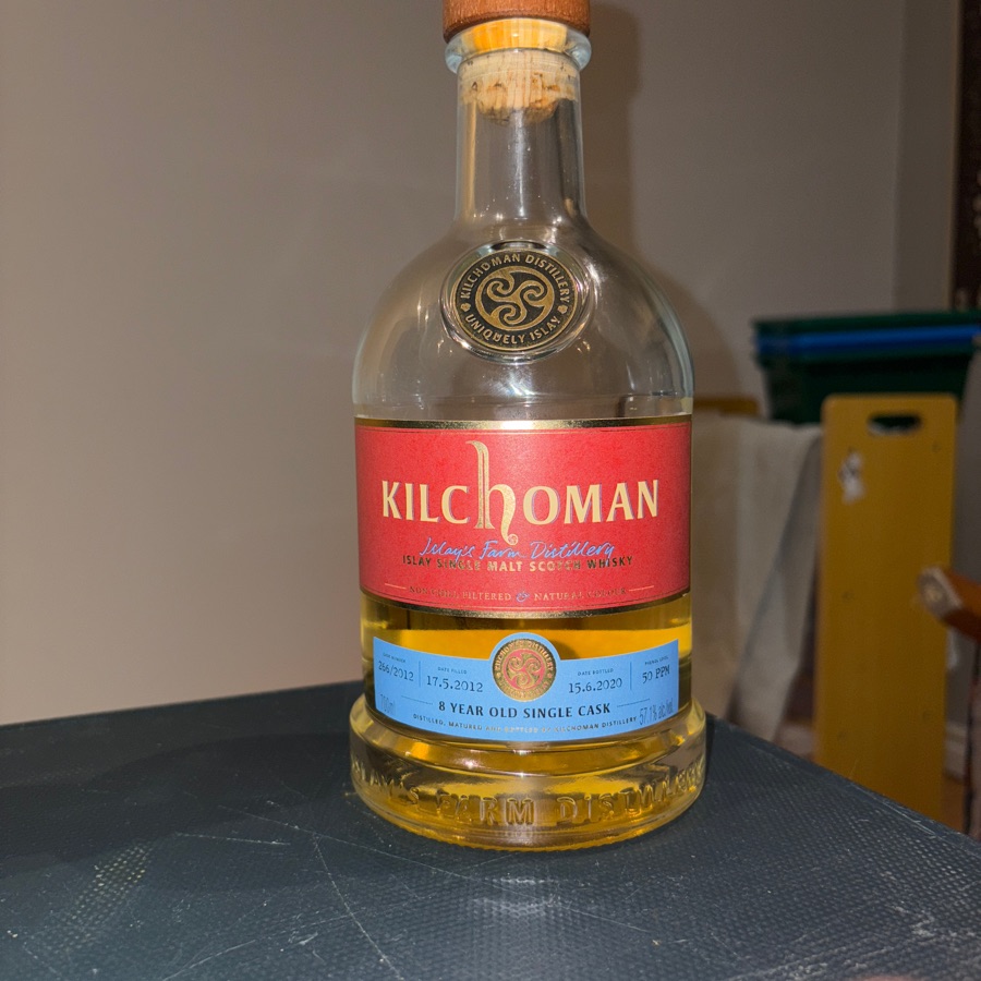 Kilchoman 8yo single cask 2020