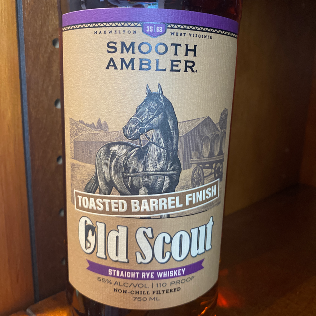 Smooth Ambler Old Scout Toasted Barrel Finish Rye