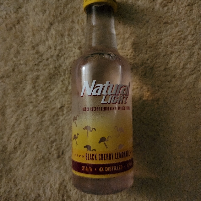 Natural Light Black Cherry Lemonade Vodka