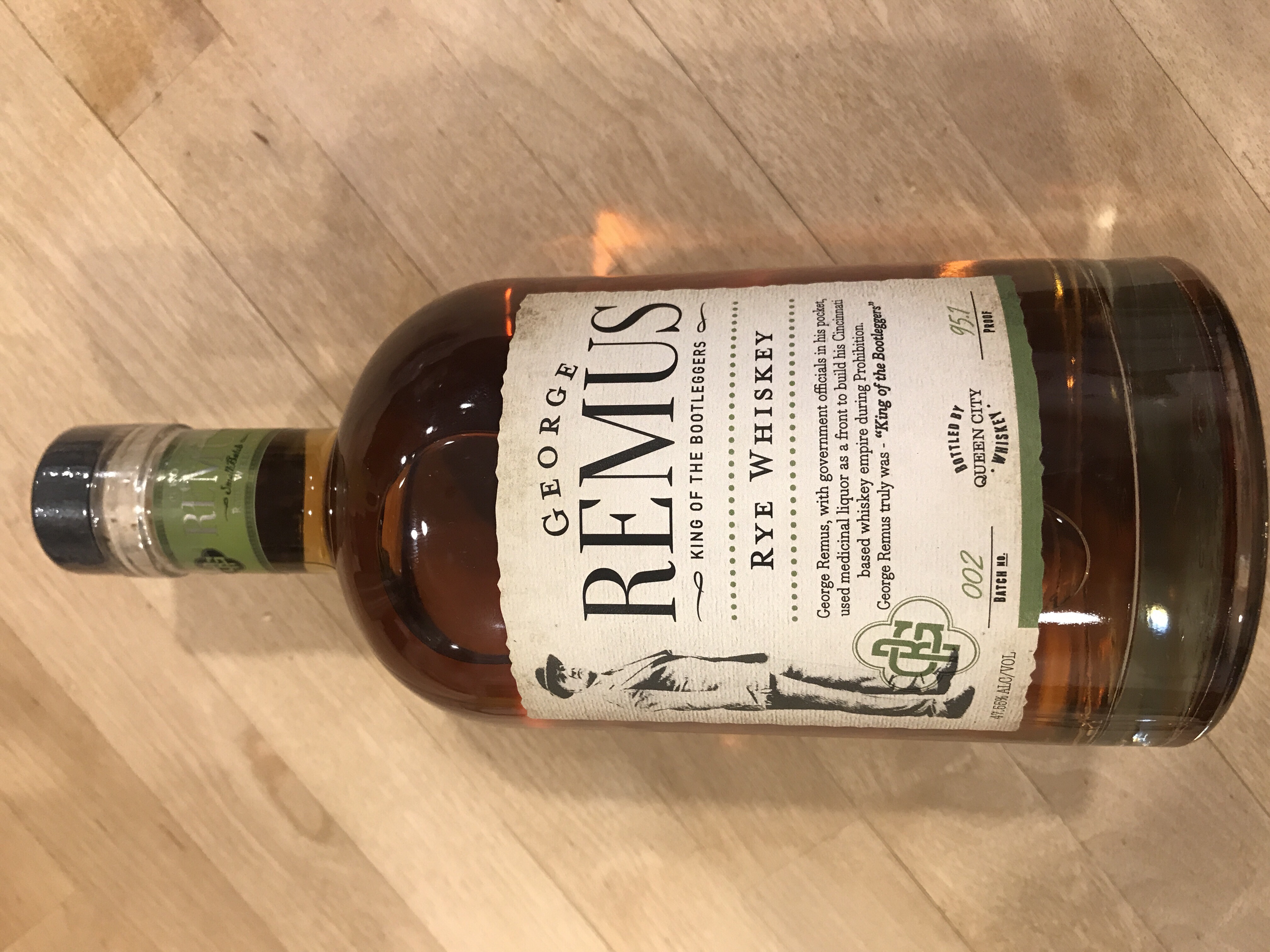 George Remus Rye Whiskey (Queen City Whiskey)