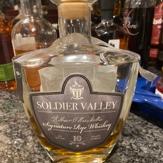 Soldier Valley signature Rye 10 year
