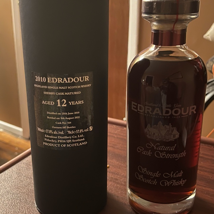 Edradour Natural 12 year old Cask Strength