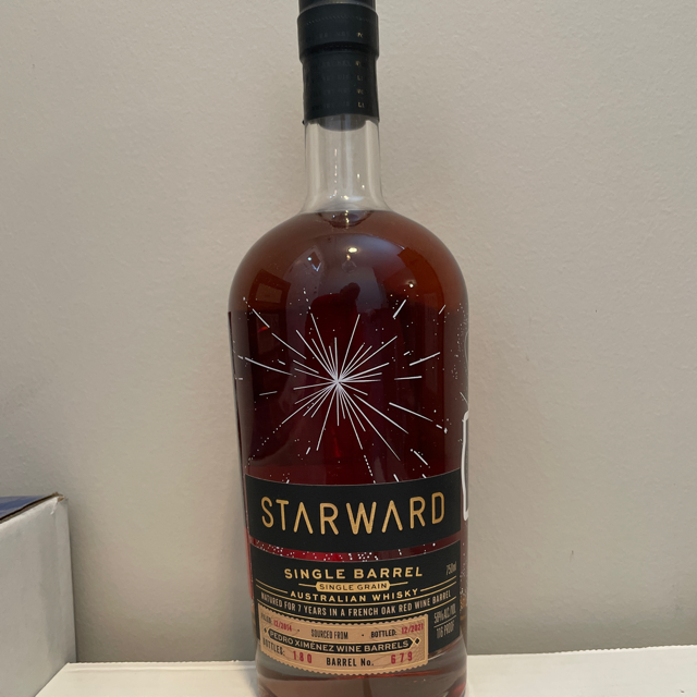 Starward Single Grain Australian Whisky Single Barrel (The Prime Barrel Selection 27, Legendary Star Ward)