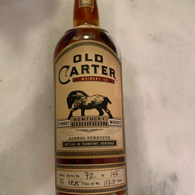 Old Carter 13 Year Kentucky Bourbon Single Barrel #55 (2020 Release)