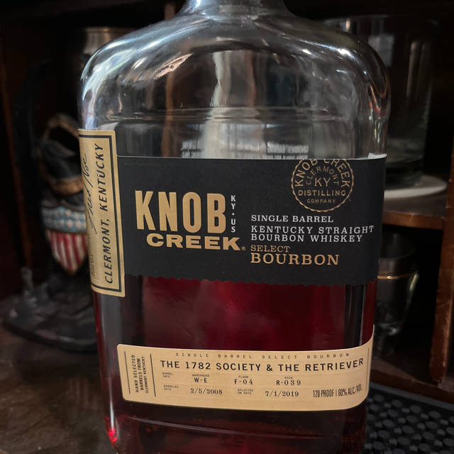 Knob Creek Single Barrel Select (1782 Society)