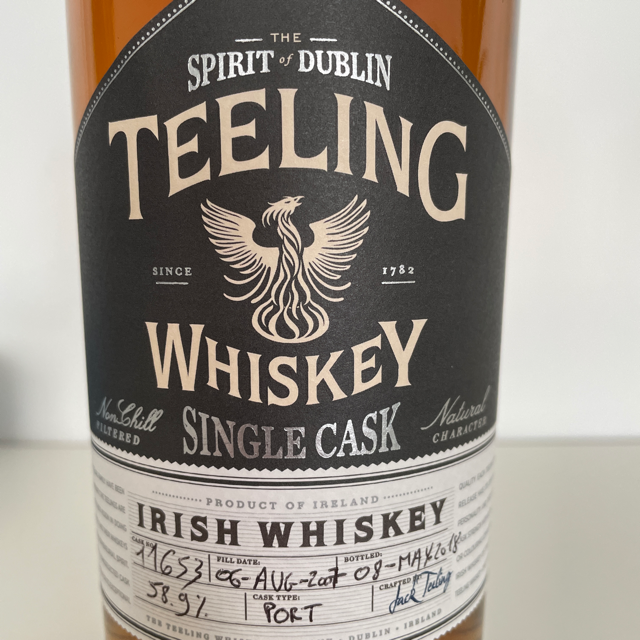 Teeling Whiskey : Single Cask - Port - Fill Aug 2017