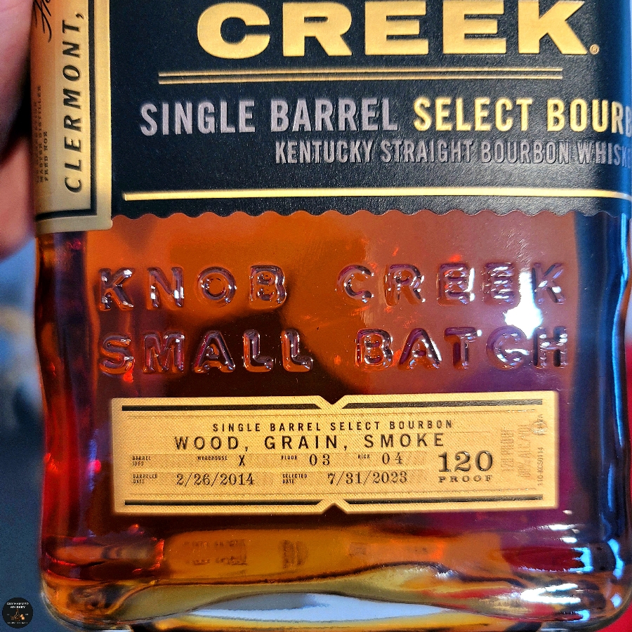 Knob Creek Single Barrel Select Bourbon (Joe Canal's - "Wood, Grain, Smoke")
