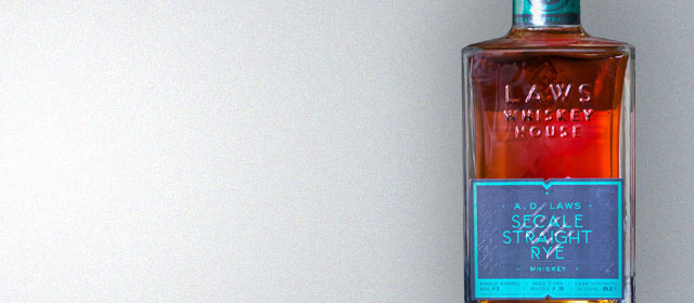 Laws Secale Straight Rye Whiskey