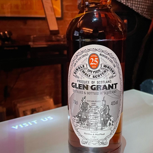 Glen Grant 25 Year Distillery Labels (Gordon & MacPhail)