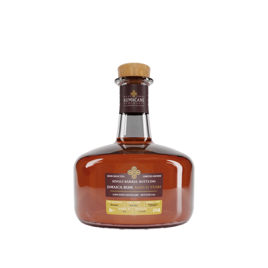 Jamaica Longpond 22yo Single Cask rum 70cl 52.1%