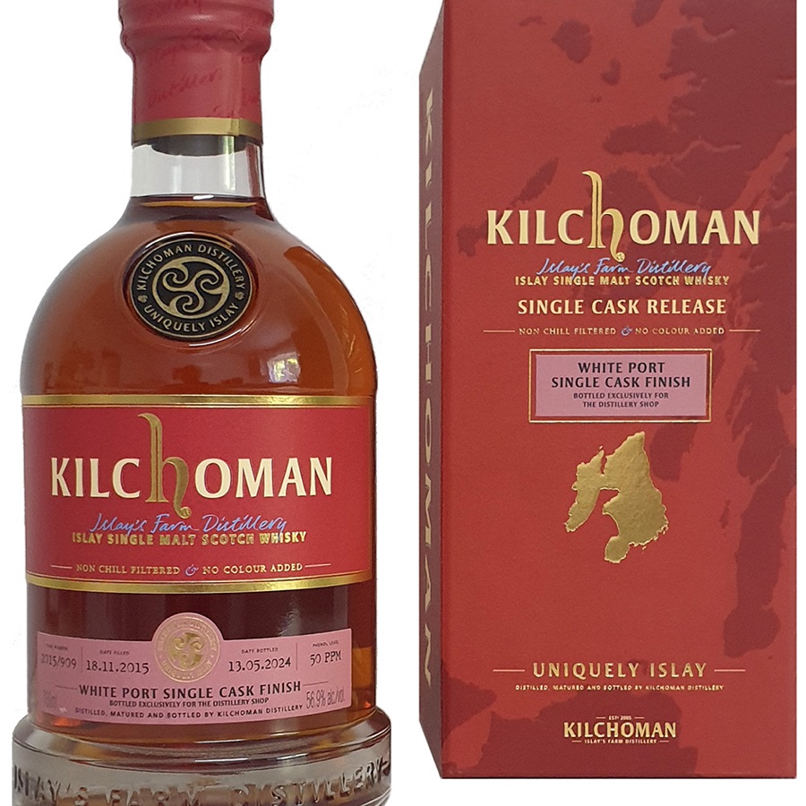 Kilchoman White Port Finish Single Cask #2015/909 (Fèis Ìle 2024 Distillery Exclusive)
