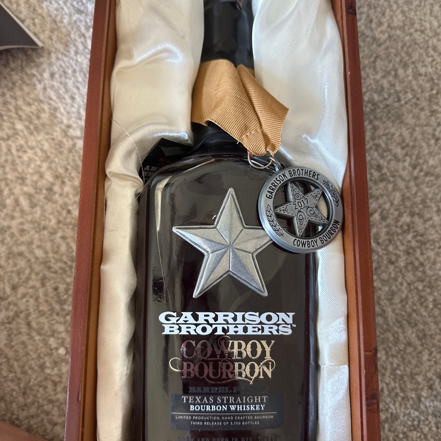 Garrison Brothers Cowboy Bourban 2017 release