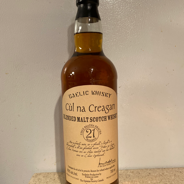 Cùl na Creagan Blended Malt Scotch Whisky 21