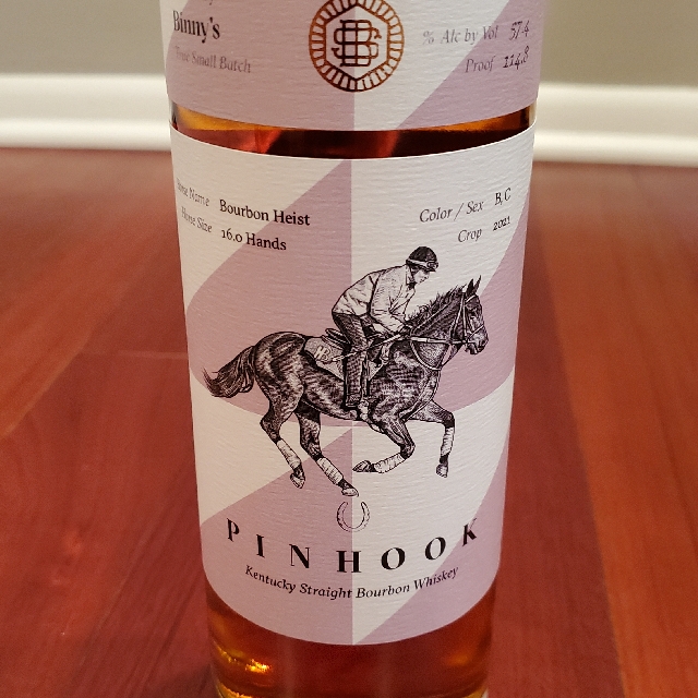 Pinhook Bourbon Heist True Small Batch (Binny's Pick)
