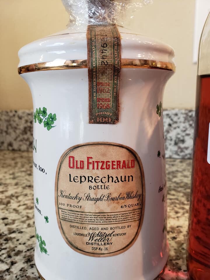 Old Fitzgerald Leprechaun Bottle