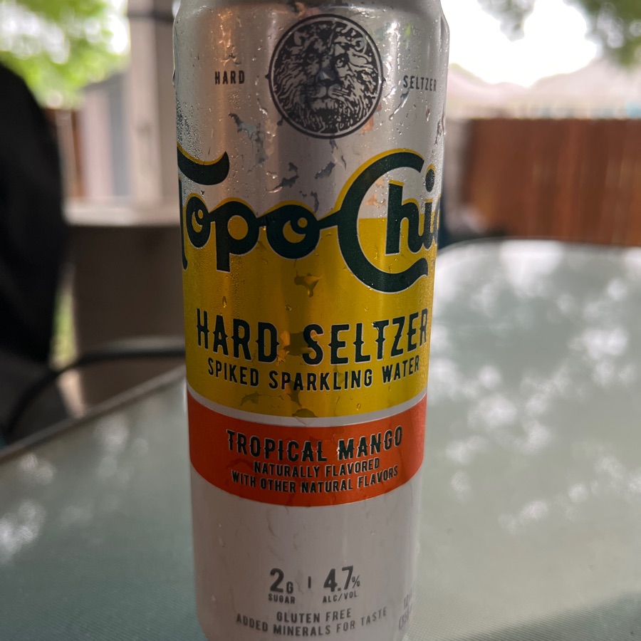 Topo-Chico Hard Seltzer Spiked Sparkling Water Tropical Mango