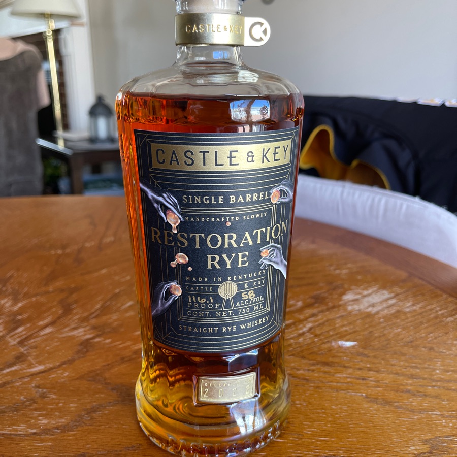Castle & Key Restoration Rye Single Barrel (#2884)