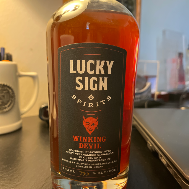 Lucky Sign Spirits Winking Devil