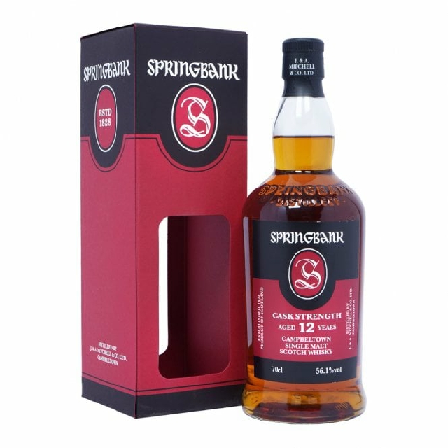 SPRINGBANK BANK-12 YO CASK STRENGTH #BATCH 21 - 56.1
