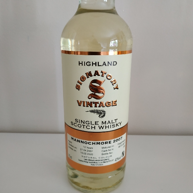 MANNOCHMORE 12 Signatory Vintage