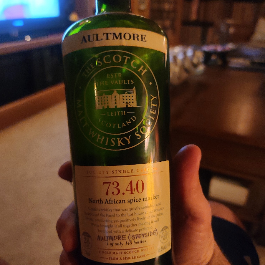 Aultmore The Scotch Malt Whisky Society Single Cask No. 73.40