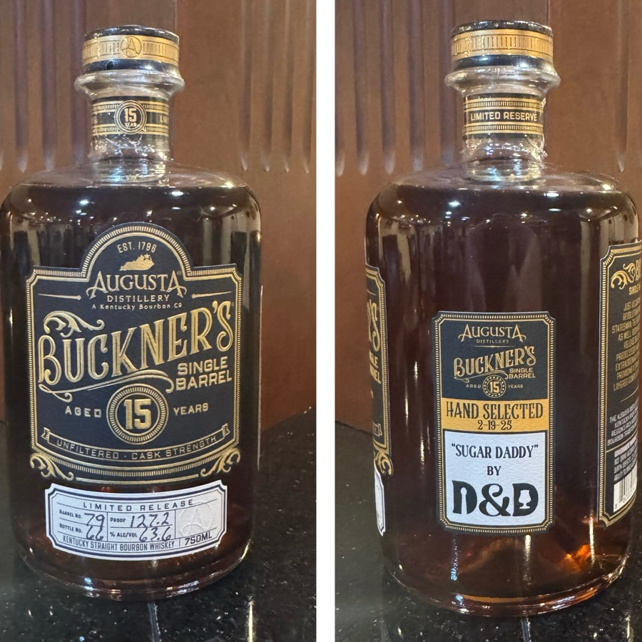 Buckner's 15 Year Single Barrel No. 79 (Drums and Drams - Sugar Daddy)