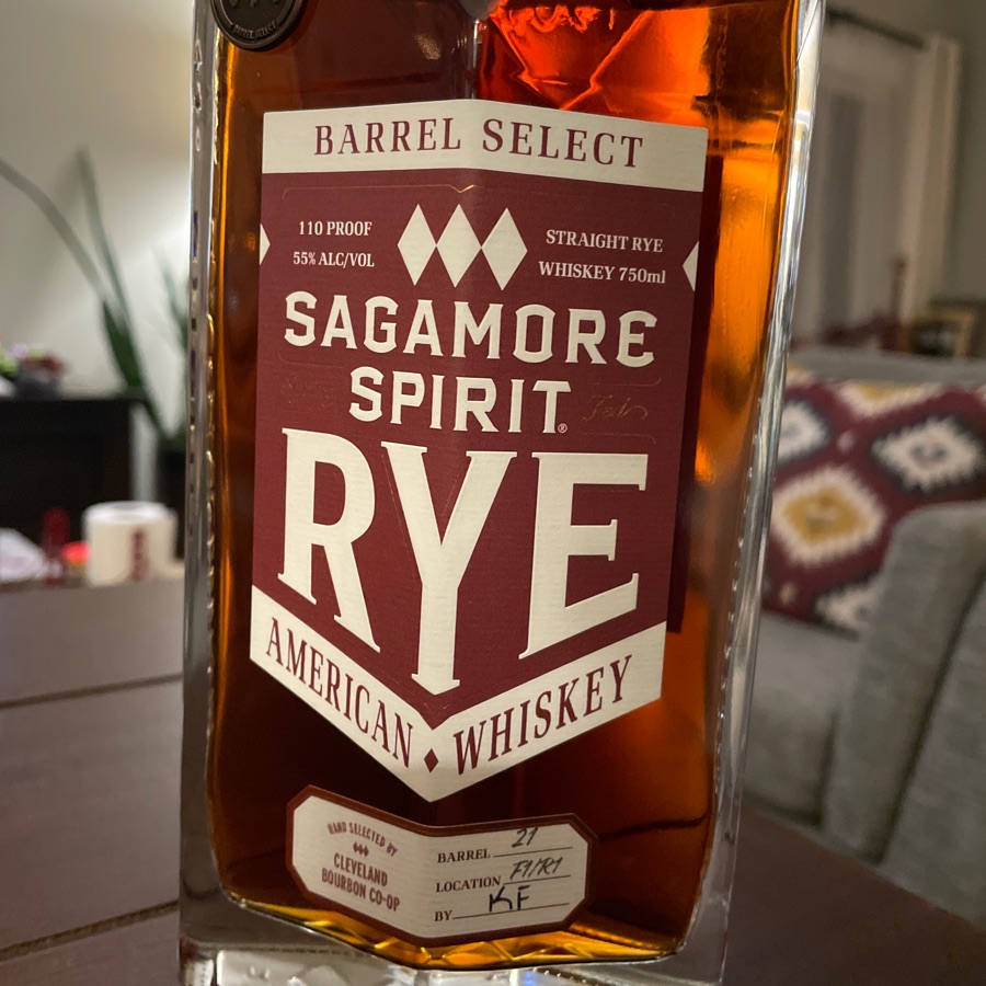 Sagamore Spirit Rye American Whiskey Barrel Select (Inside Track Barrel #21)