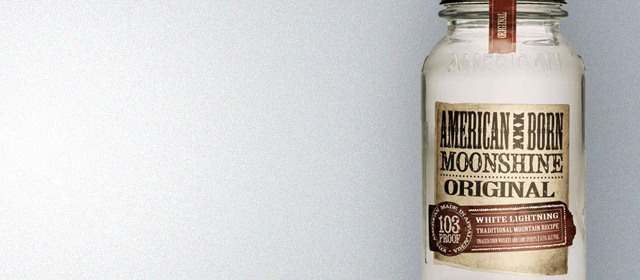 American Born Moonshine Original "White Lightning"