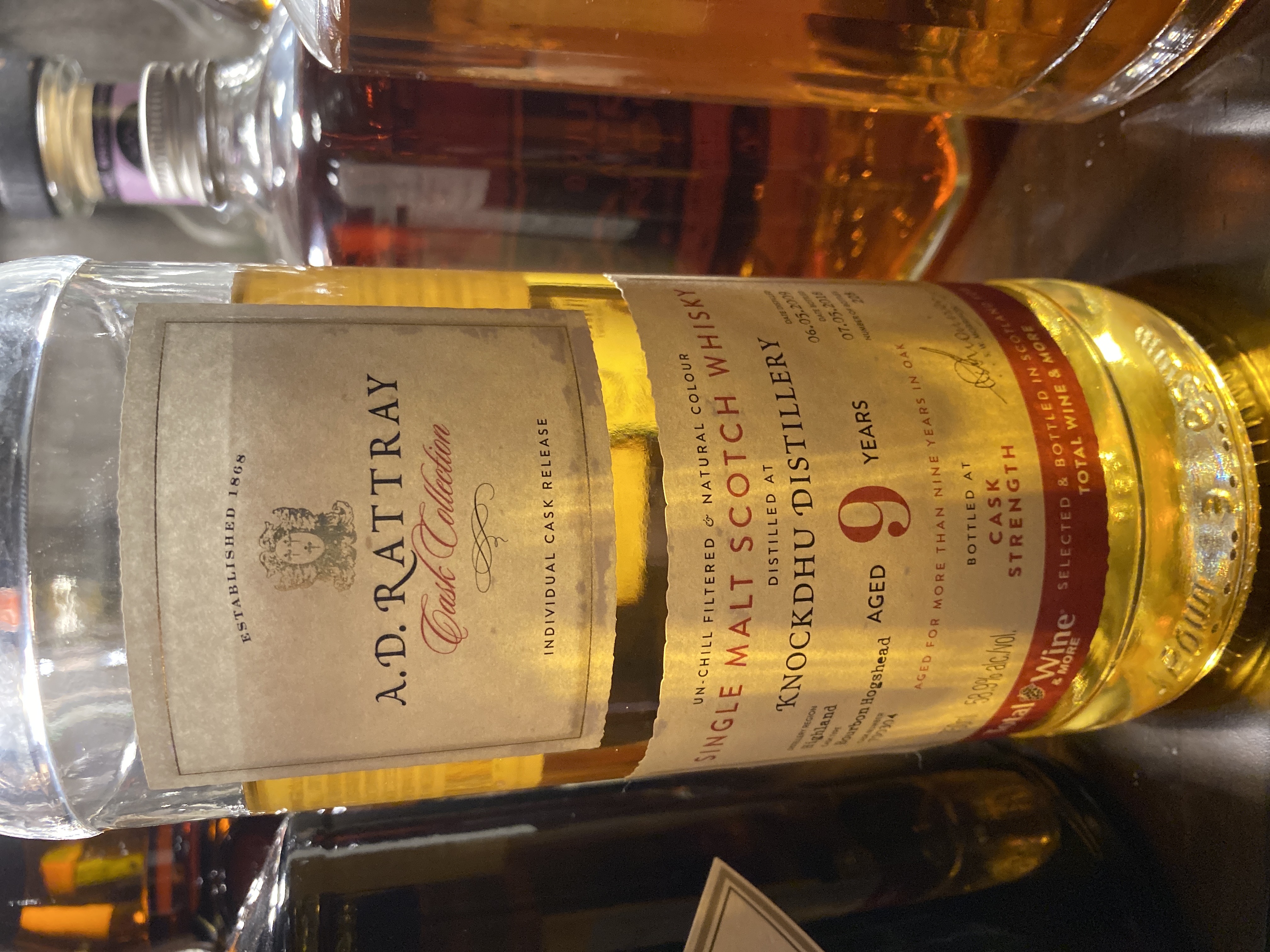 Knockdhu 9 Year Cask Collection (A.D. Rattray) Total Wine & More