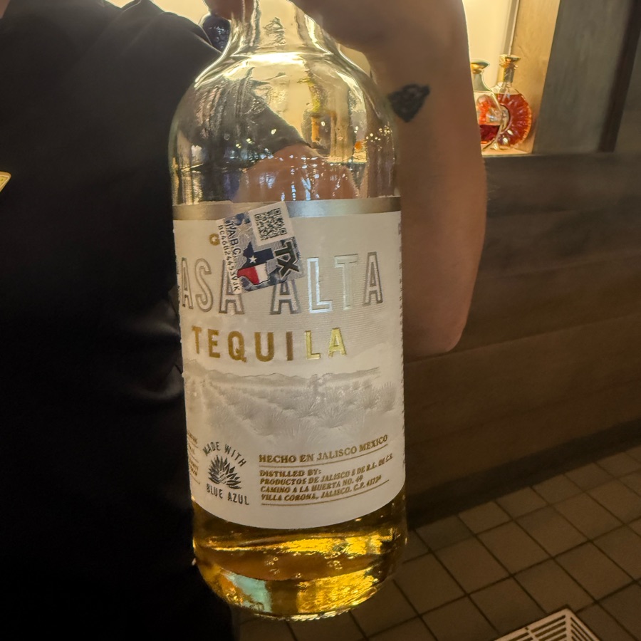 Casa Alta Gold Tequila