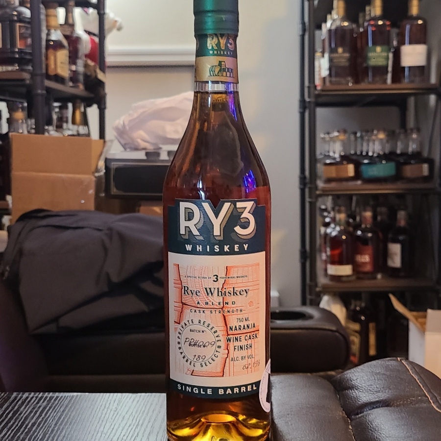 Ry3 Private Reserve Barrel Select Finished in Naranja Wine Casks (State of Georgia Selection)