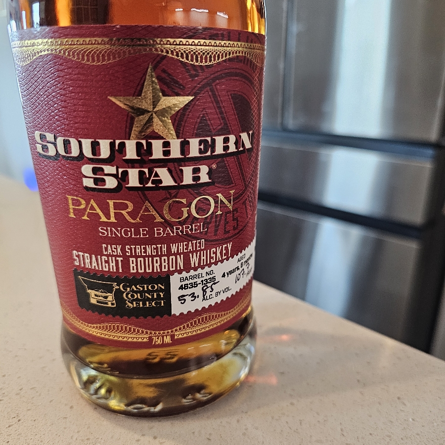 Southern Star Paragon Cask Strength Wheated Gaston County Select
