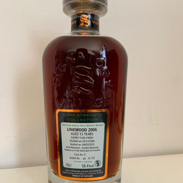 Linkwood 2006 13 Year Cask Strength Collection (Signatory)