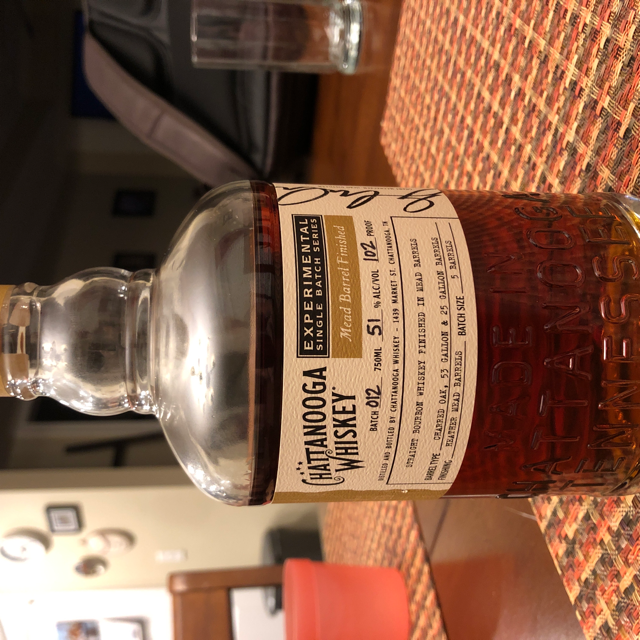 Chattanooga Whiskey experimental Single Batch Series Batch 012: Mead Barrel Finish
