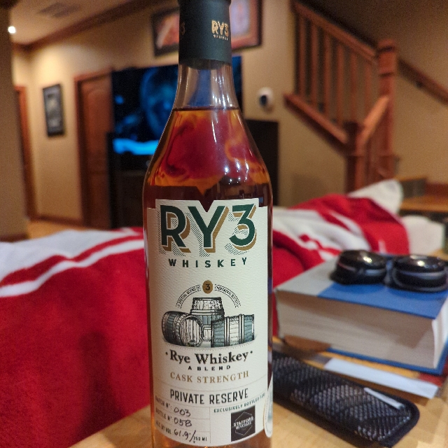 RY3 whiskey Cask Strength