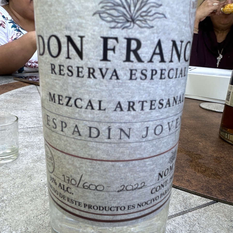 Don Franco Reserva Especial Mezcal Artesanal