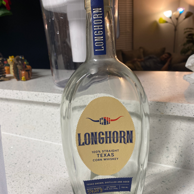 Longhorn 100% Straight Texas Corn Whiskey