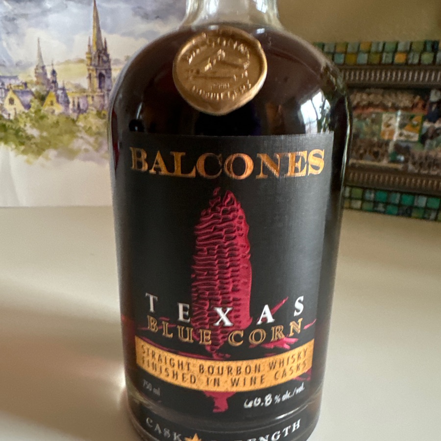 Balcones Texas Blue Corn Bourbon finished in Wine Casks - BCBWF22-1 - 10/3/22