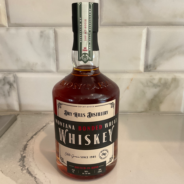 Dry Hills Montana Bonded Wheat Whiskey